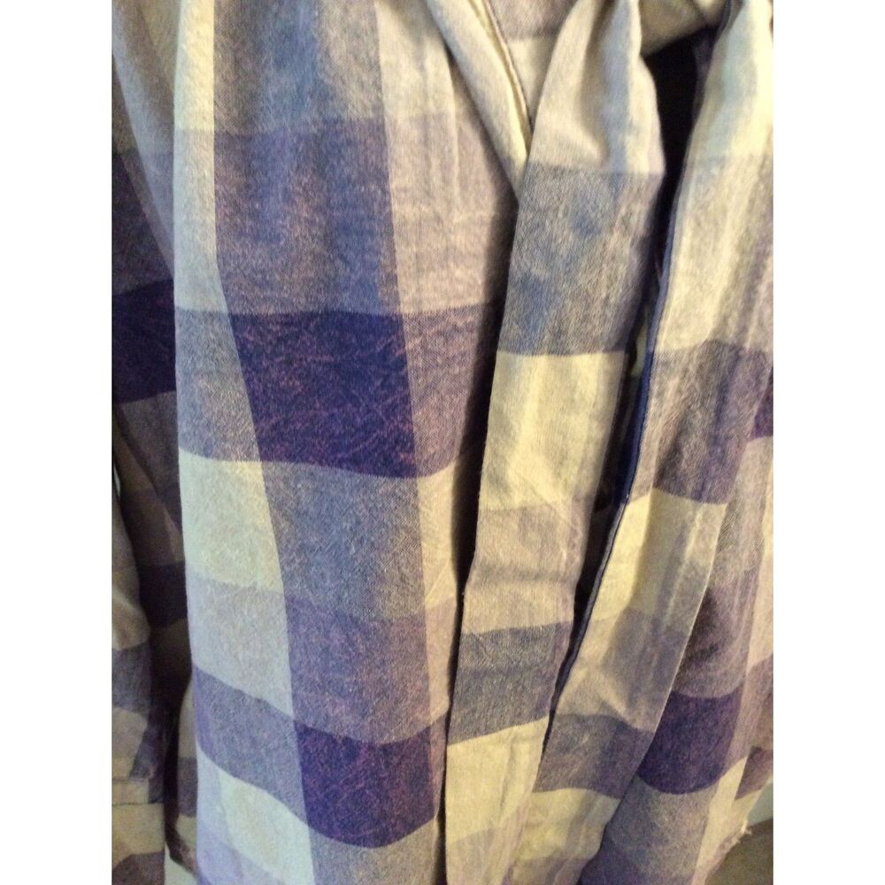We The Free People Big Bow Plaid Pullover Tunic Oversized XS Boho - Picture 8 of 8